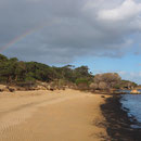 Unser Mittagsrast, der Cruseo Beach
