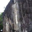 Sri Lanka's grösster, stehender Buddha in Stein gemeisselt
