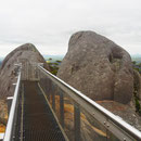 Der Skywalk mit dem Castle-Rock im Porongurup NP