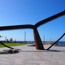 Schöne Wal-Skulptur an der Promenade in Esperance
