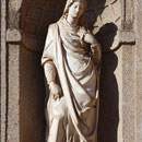 PUERTA DEL CAMBRÓN. Imagen de Santa Leocadia, patrona de la Ciudad. Atribuida a Juan Bautista Monegro, 2576.