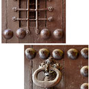 POSADA DE LA HERMANDAD. Siglo XV. Detalles de la puerta.