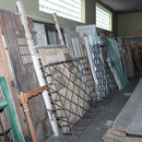 Einblick in die Halle Teil 12 historische Baustoffe