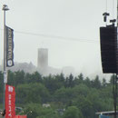 Sonntag: Tag 3 des Festivals - Die Nürburg liegt heut im dichten Nebel...