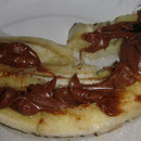 Als Nachtisch gibts grgrillte Banane mit Nutella!