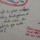 Unser Sprüche-Board.