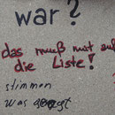 Unser Sprüche-Board.