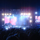 Metallica auf der Centerstage.