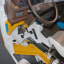 4 Zylinder Reihendiesel mit 1,6l Hubraum und 50PS. Er wurde als komplette Caravelle CL ausgeliefert und dann zum Schnittmodell "umgebaut".