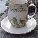 großer TeePott mit Untertasse, 26,50 EUR