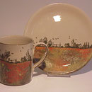 Tasse/FrühstücksTeller "Bunte Wiese" 36,50