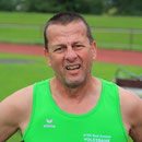 Theodor glücklich nach dem 200 m Lauf