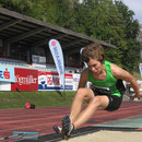 Florian ebenfalls beim Weitsprung
