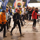 die Nordic Walker mit Dagmar, Traudi + Hans