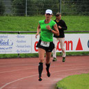 Claudia beim 5000 m Lauf