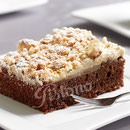 Schokobirnenschnitte mit Butterstreusel