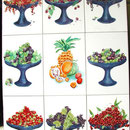 coupes de fruits - dim. 74,7cm x 109,5 cm epais. 7 mm - 450 €