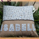 Namenskissen ca. 35x35 cm Preis ca. 25 €