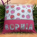 Namenskissen ca. 35x35 cm Preis ca. 25 €