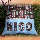 Namenskissen ca. 33x33 cm Preis ca. 25 €