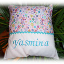 Namenskissen ca. 33x33 cm Preis ca. 25 €