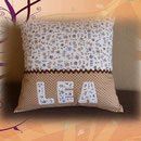 Namenskissen ca. 35x35 cm Preis ca. 25 €