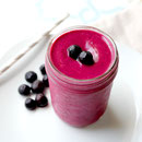 Blueberry beet smoothie
