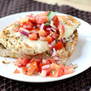 easy Italian chicken bruschetta sandwich 