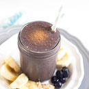 Chocolate-blueberry almond butter smoothie recipe