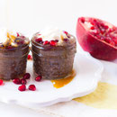 chocolate chia pomegranate pudding