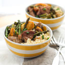 one-pan garlic-orange pork tenderloin with asparagus recipe