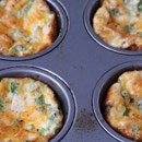 four ingredient mini frittatas