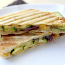 quick vegetarian zucchini panini