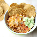 Healthy Upside-Down Turkey Nachos