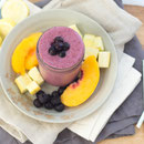 Blueberry-peach yellow squash smoothie recipe