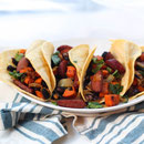 one-pan sausage and sweet potato tacos recipe