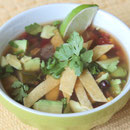 quick vegan slow cooker tortilla soup - www.homemadenutrition.com