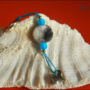 Anhänger Türkis mit Tibet Terrier Schmuck (44 € *), mit Farb-Details je nach Aufwand(ab 46 €*)