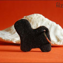 Tibet Terrier ohne Details, ca. B65 x H65 x T5mm (43 € *)