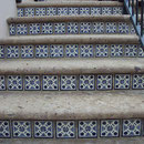 AZULEJO TALAVERA LACE AZUL EN PERALTE