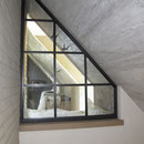 T036 Stahlfenster in leichtem T-Stahl Optik