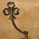 Badewannenamaturengriff in Bronze