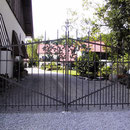 T 013 Einfahrtstor in Anthrazit Grau - Entwurf Architekturbüro Siedenburg