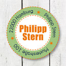 Personalisierter Adressaufkleber 2.3