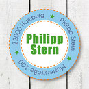 Personalisierter Adressaufkleber 2.6