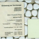 Ausstellungskarte:   absichten, ansichten, einsichten