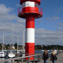 Hafenmole mit Leuchtturm in Eckernförde