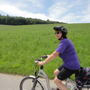 Helen Zimmermann mit ihrem E-Bike