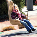 Auf dem Spielplatz im Centennial Olympic Park