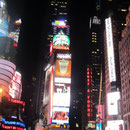 am ersten Abend ging es gleich mal zum Times Square